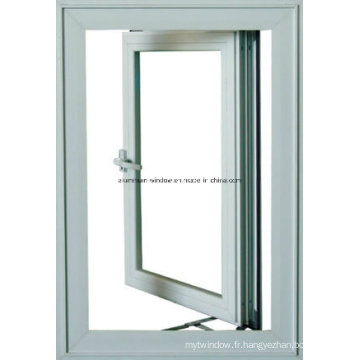 Fenêtre battante en aluminium avec verre réfléchi / fenêtres en aluminium (NH50)